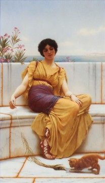  19 Kunst - Idleness 1900 Neoclassicist Dame John William Godward